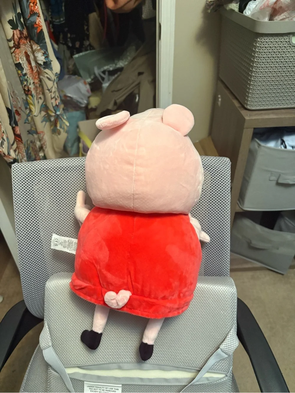 Peppa Pig Plush puppet Toy in Pink and Red by Peppa Pig